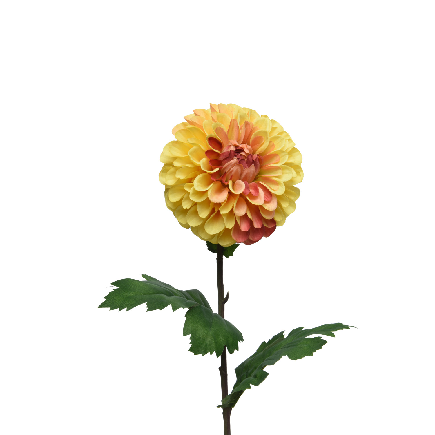 Dahlie - Stielblume - Kunstblume - H: 75cm - gelb Dahlie - Stielblume - Kunstblume - H: 75cm - gelb