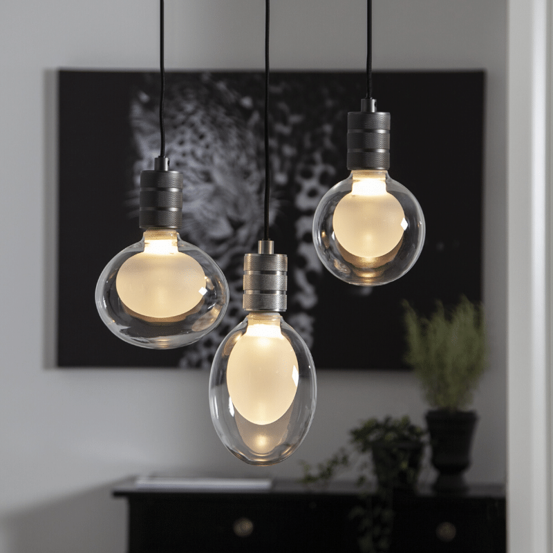 LED Deko Leuchtmittel "Space" - E27 - warmweiß - in 3 Stuffen dimmbar - 2700K - 3,5W