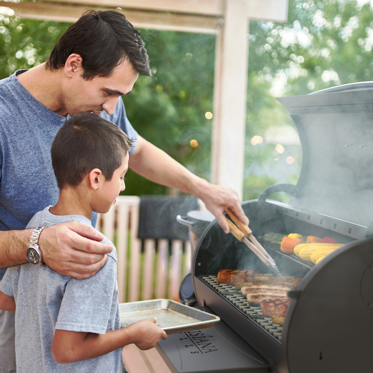 LOUISIANA Grills - LG 800 FP BLACK LABEL Pellet Grill - Smoker mit WiFi Control