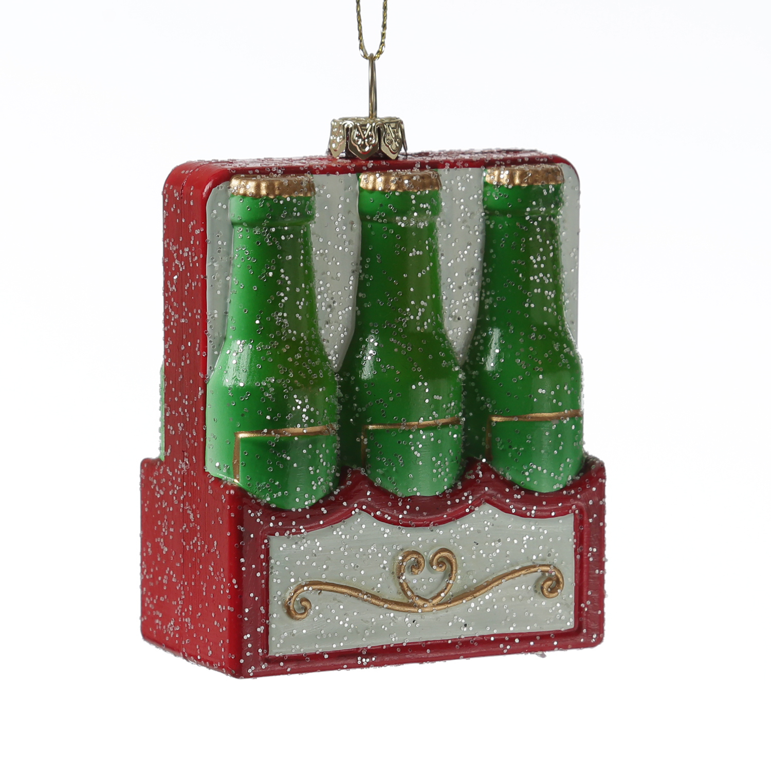 Weihnachtsbaumschmuck Sixpack Bier - Christbaumschmuck für Bierfreunde- bruchfest - H: 10cm Weihnachtsbaumschmuck Sixpack Bier - Christbaumschmuck für Bierfreunde- bruchfest - H: 10cm