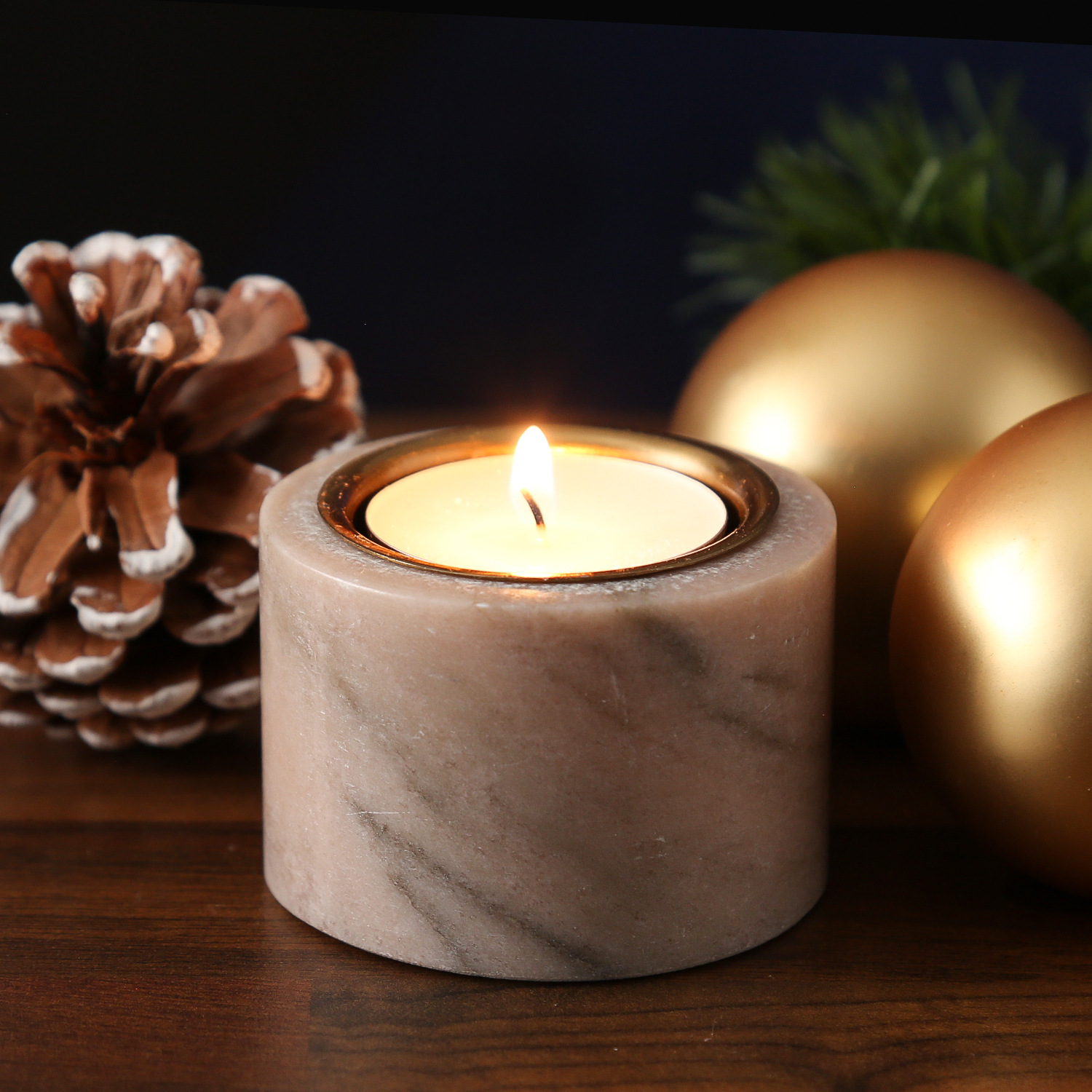 Teelichthalter Marmor - für Teelichter oder LED Teelichter - H: 4cm - D: 6cm - rosa Teelichthalter Marmor - für Teelichter oder LED Teelichter - H: 4cm - D: 6cm - rosa