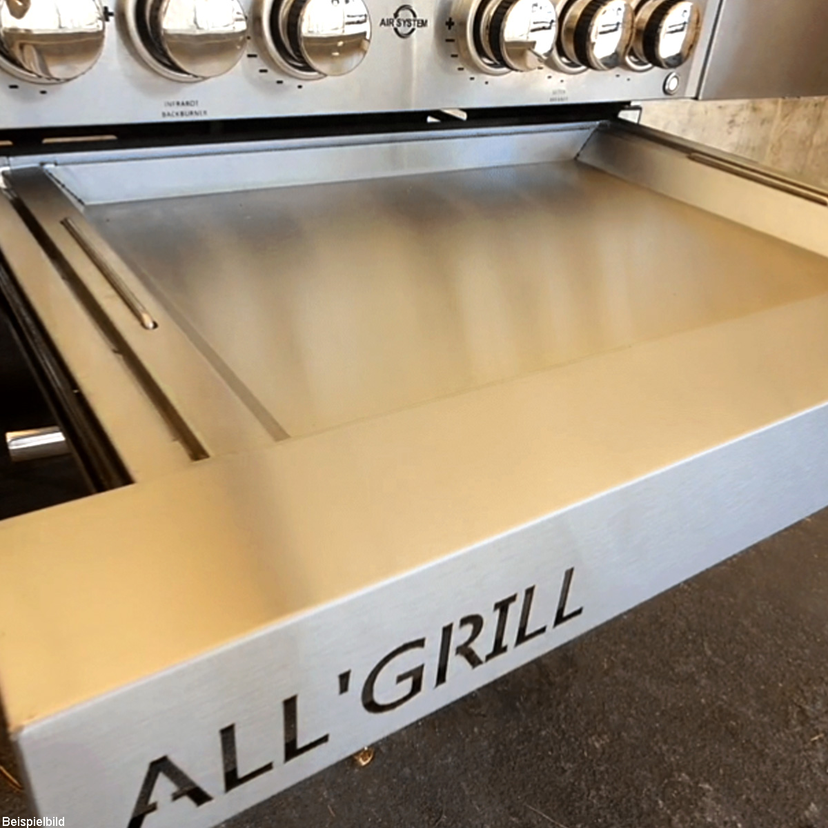 Fettwanne ausziehbar Gr. L - Modul für ALLGRILL Chef Serie und ALLROUNDER L