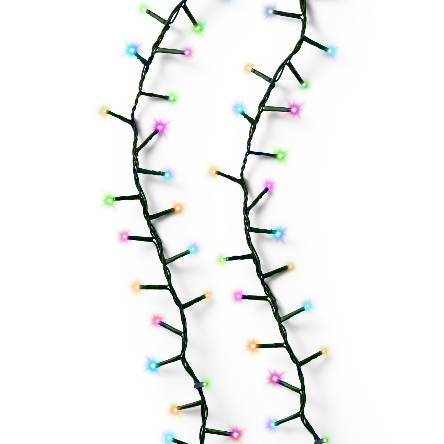 LED Lichterkette Compact Twinkle - 750 soft bunte LED - L: 16m - 8 Funktionen - Timer - Außentrafo LED Lichterkette Compact Twinkle - 750 soft bunte LED - L: 16m - 8 Funktionen - Timer - Außentrafo