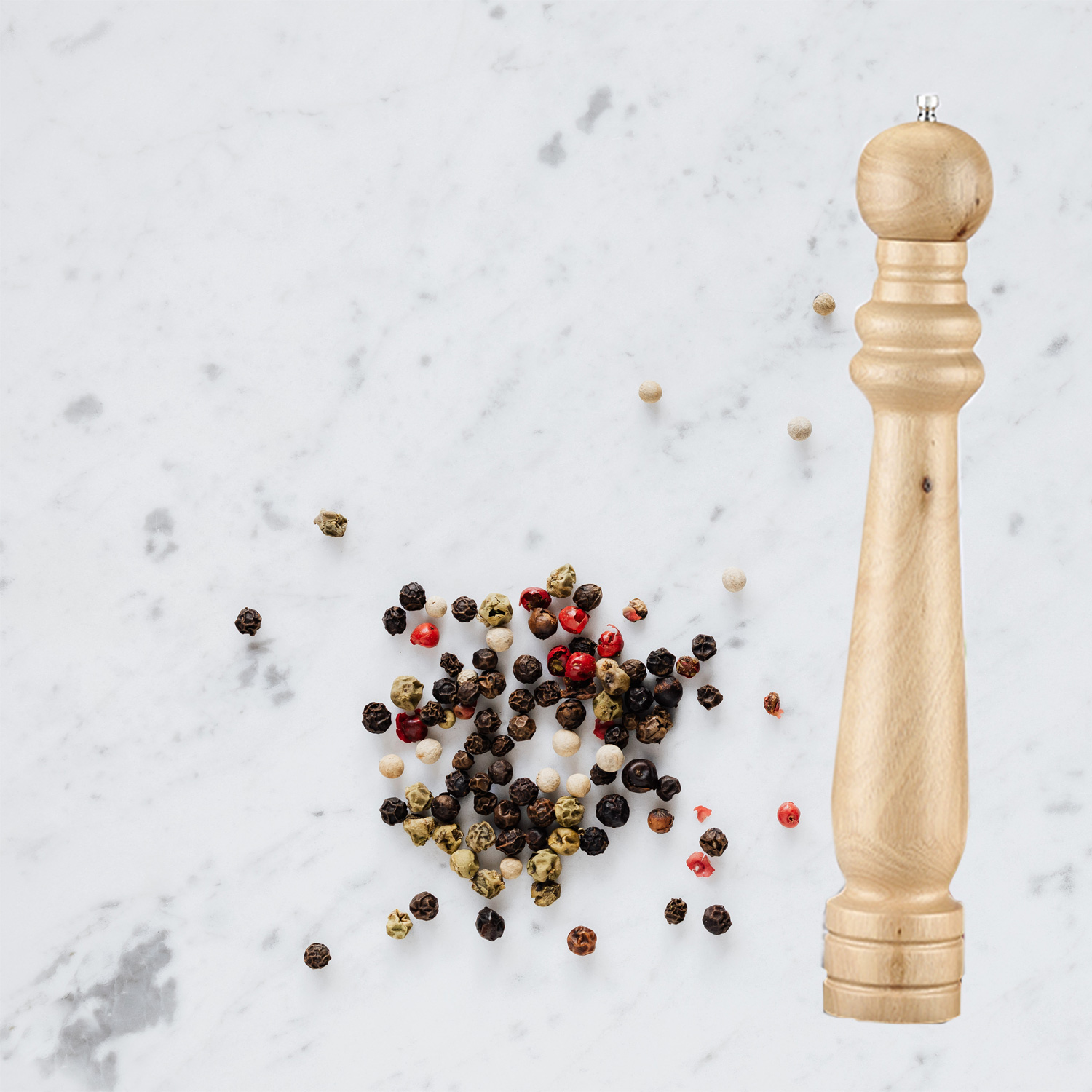 Pfeffermühle XL - 42cm hoch - 6,9cm Durchmesser - aus geöltem Eukalyptus Holz Pfeffermühle XL - 42cm hoch - 6,9cm Durchmesser - aus geöltem Eukalyptus Holz