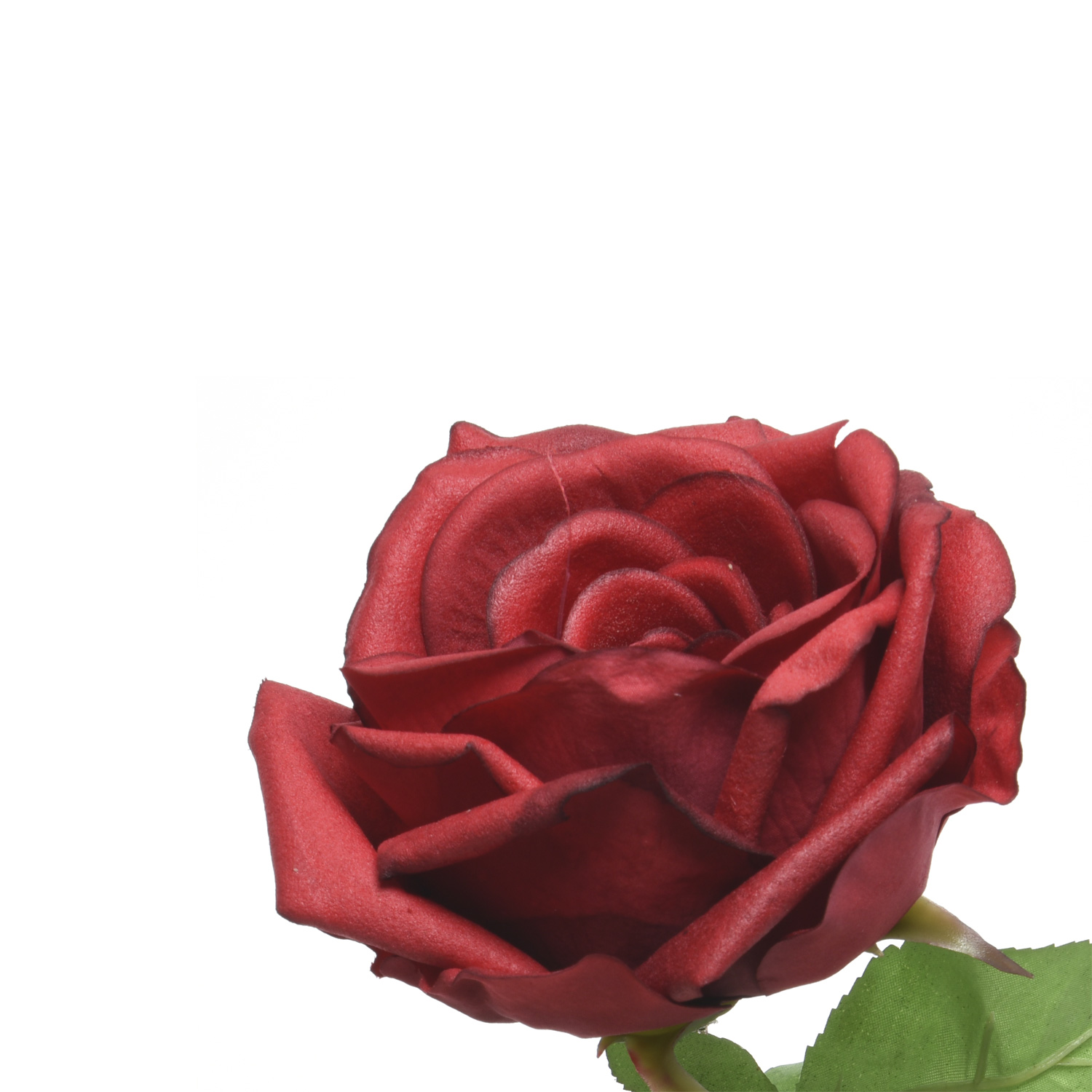 Rose am Stiel - Kunstblume - Real Touch Oberfläche - H: 68cm - rot Rose am Stiel - Kunstblume - Real Touch Oberfläche - H: 68cm - rot
