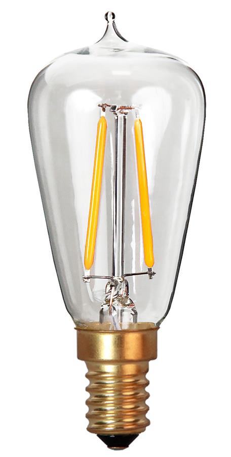 LED Leuchtmittel GLOW - ST38 - E14 - 1,7W - warmweiss 2200K - 120lm -  dimmbar LED Leuchtmittel GLOW - ST38 - E14 - 1,7W - warmweiss 2200K - 120lm -  dimmbar