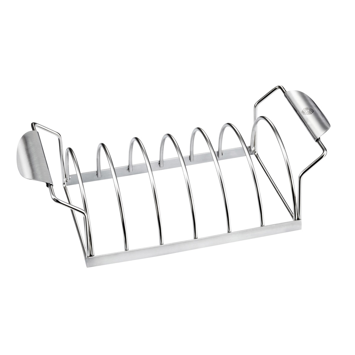Spare Rib Halter - für 6 Portionen - Für Grill & Backofen - Edelstahl, spülmaschinenfest