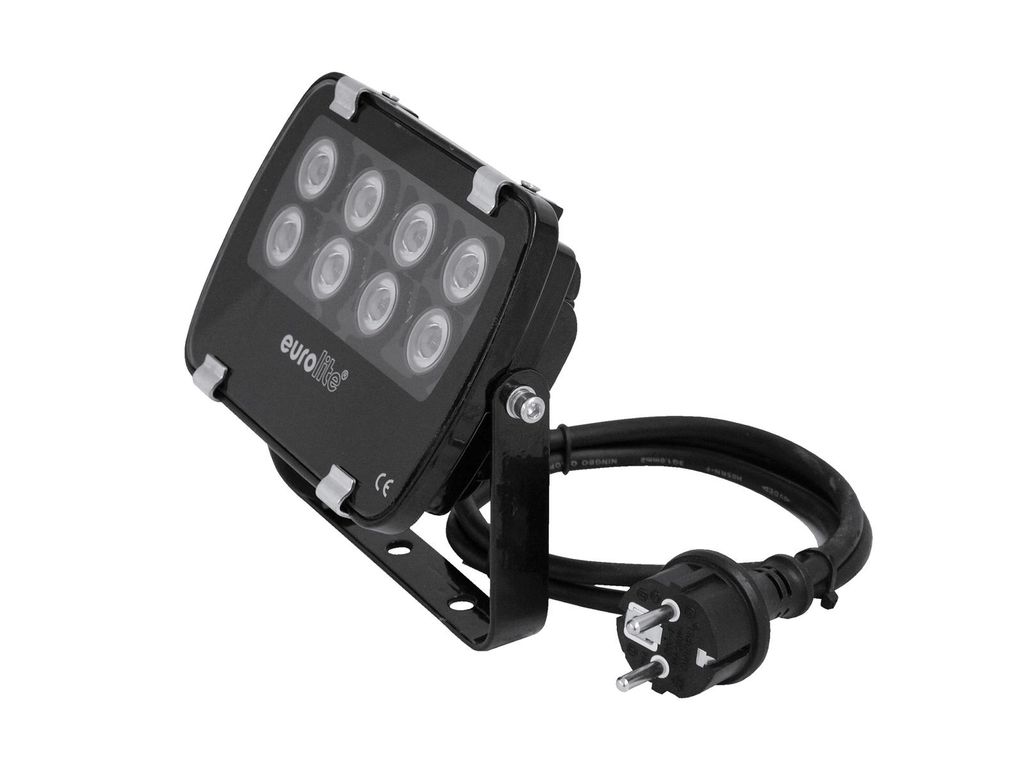 EUROLITE LED IP FL-8 | 30° | 8x1W | IP56 | grün - Fassandenstrahler - Flutlicht - Baumstrahler - Scheinwerfer EUROLITE LED IP FL-8 | 30° | 8x1W | IP56 | grün - Fassandenstrahler - Flutlicht - Baumstrahler - Scheinwerfer