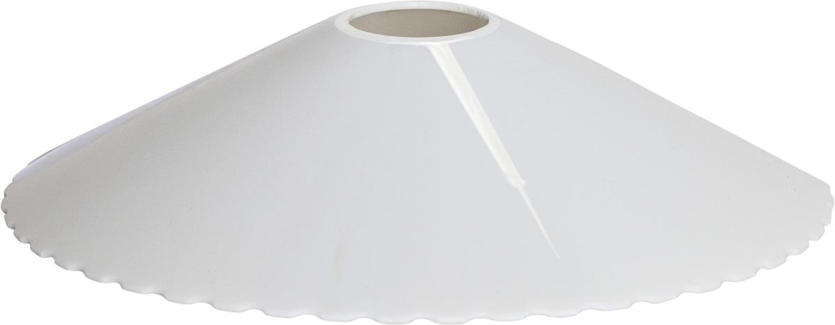 System CONNECTA WHITE - 5er Pack weißer Lampenschirm - D: 20,5cm - H: 4,5cm - outdoor