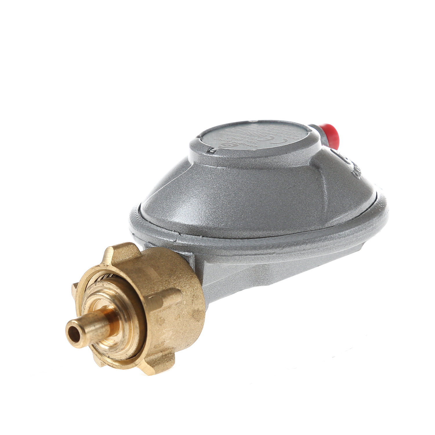 Gasregler Niederdruck 30mbar - 0,8kg/h - Kleinflaschenanschluss x 1/4" links - einstufig - FAHRZEUG