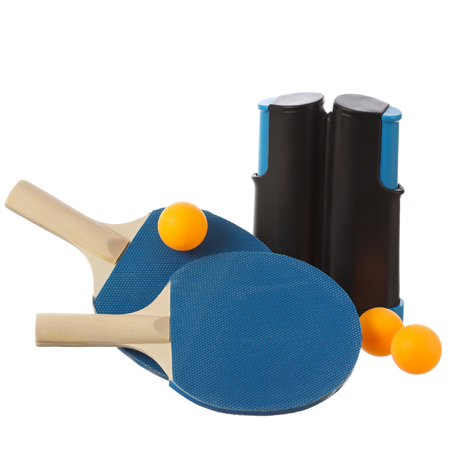 Tischtennis Set für 2 Personen - inkl. Netz, Schläger, Bälle