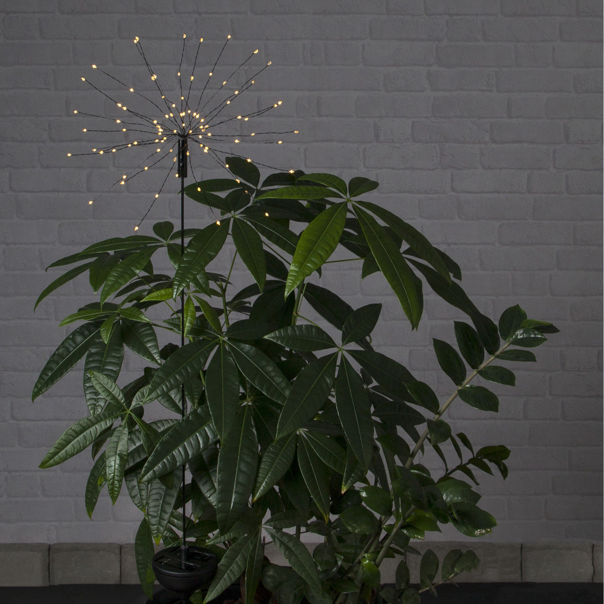 LED Solarstab "Firework" Gartendeko - 90 warmweiße LED - H: 100cm - Dämmerungssensor LED Solarstab "Firework" Gartendeko - 90 warmweiße LED - H: 100cm - Dämmerungssensor