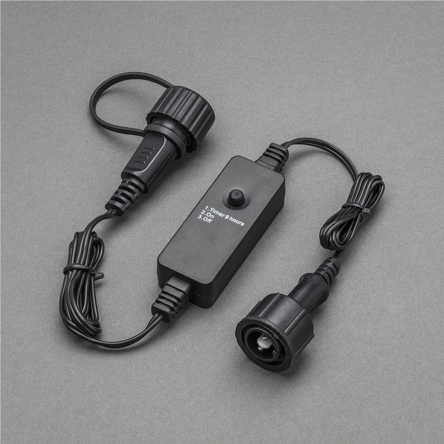 9 Stunden Timer - OUTDOOR - 5 Stufen - für Konstsmide Outdoor Produkte - IP44 Stecker