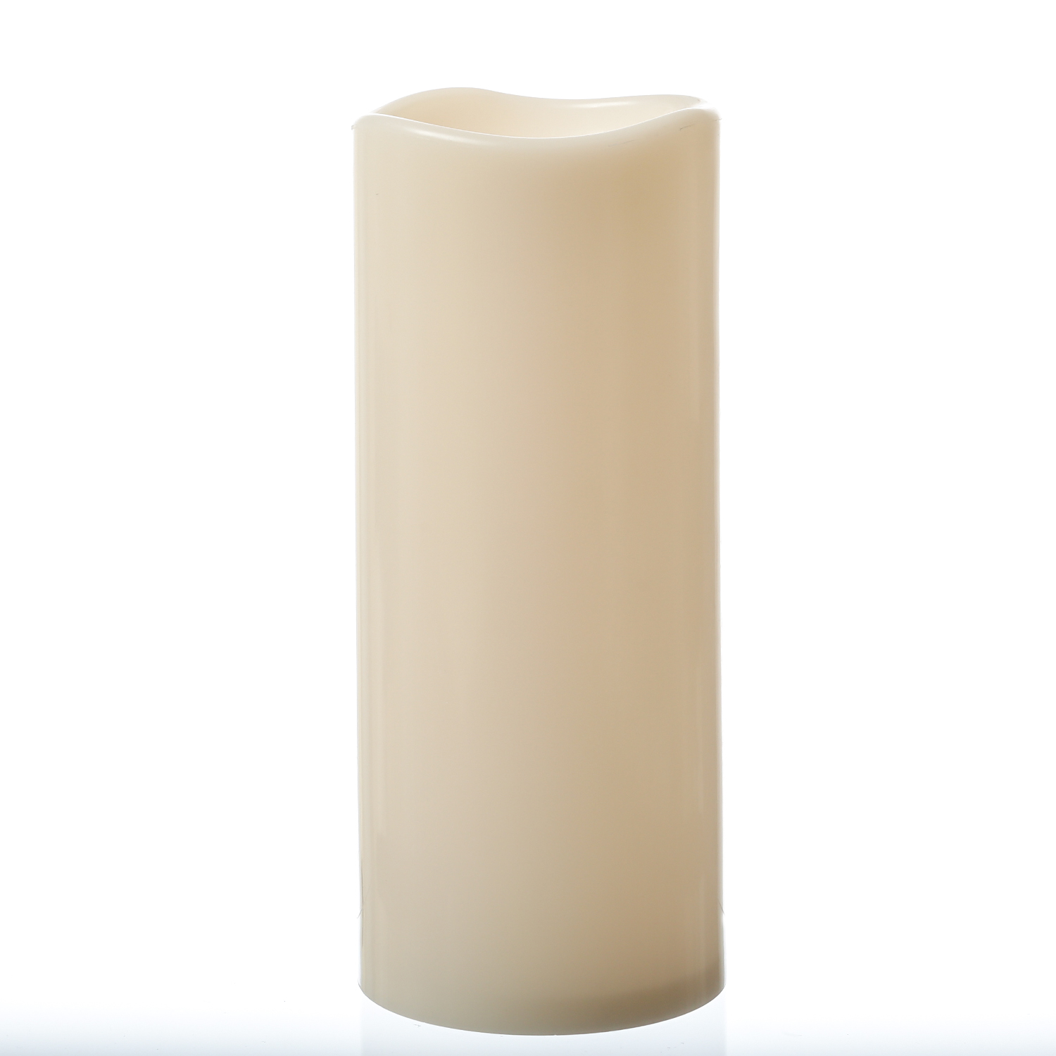 XXL LED Stumpenkerze - Kunststoff - 3D Flamme - H: 30cm - D: 12,5cm - Timer - für Außen - creme XXL LED Stumpenkerze - Kunststoff - 3D Flamme - H: 30cm - D: 12,5cm - Timer - für Außen - creme