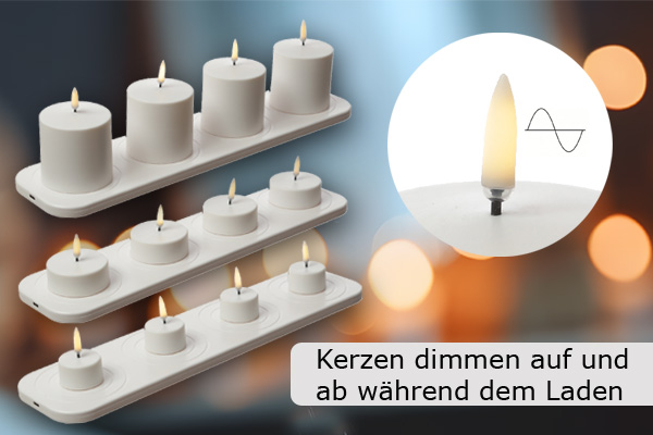 Uyuni Ladestation M - für aufladbare Outdoor LED Teelichter/LED Kerzen - inkl. USB-C Kabel Uyuni Ladestation M - für aufladbare Outdoor LED Teelichter/LED Kerzen - inkl. USB-C Kabel