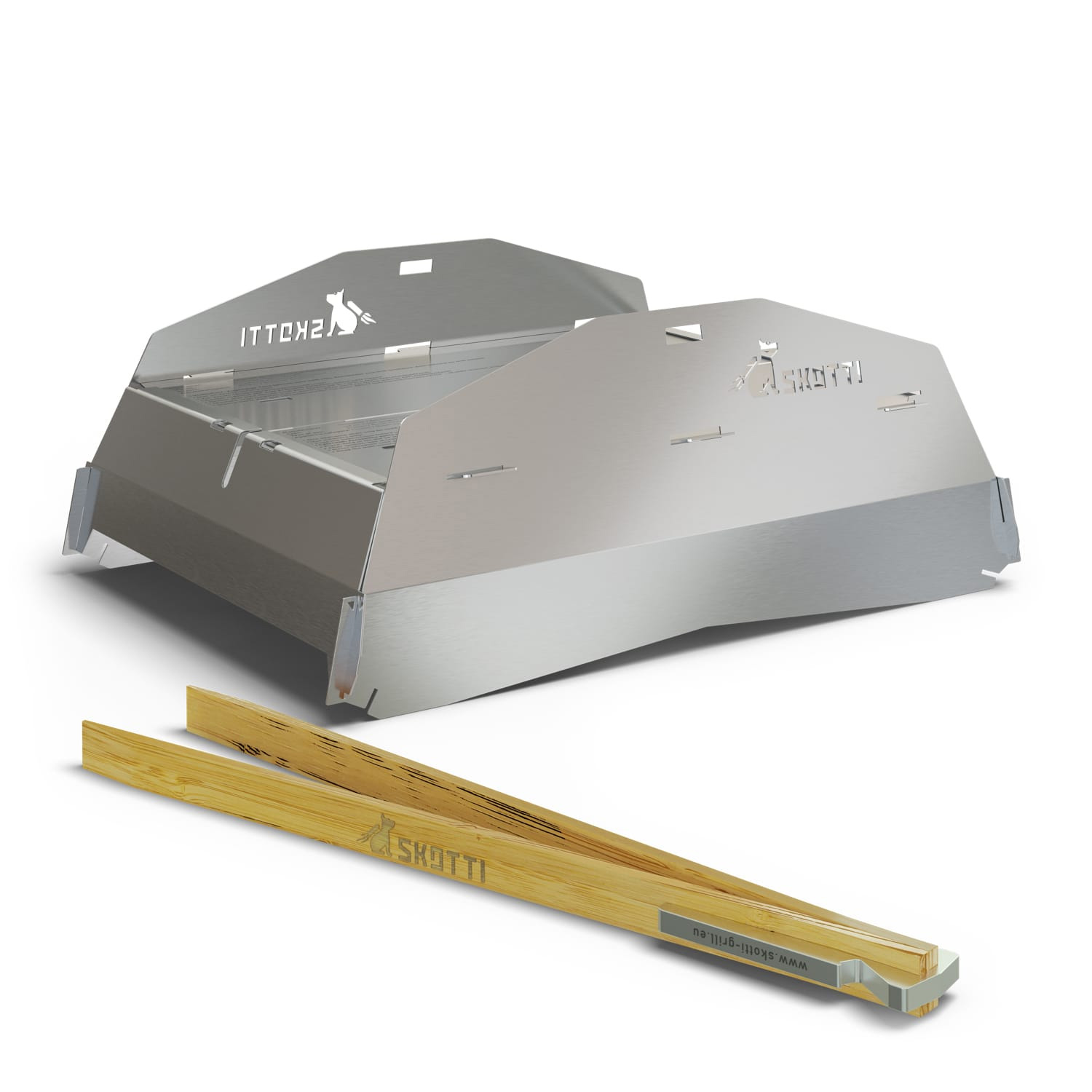 SKOTTI CAP MAX - ERWEITERUNG - Edelstahl - Backofen, Toaster, Windschutz, Spießhalter und und und SKOTTI CAP MAX - ERWEITERUNG - Edelstahl - Backofen, Toaster, Windschutz, Spießhalter und und und