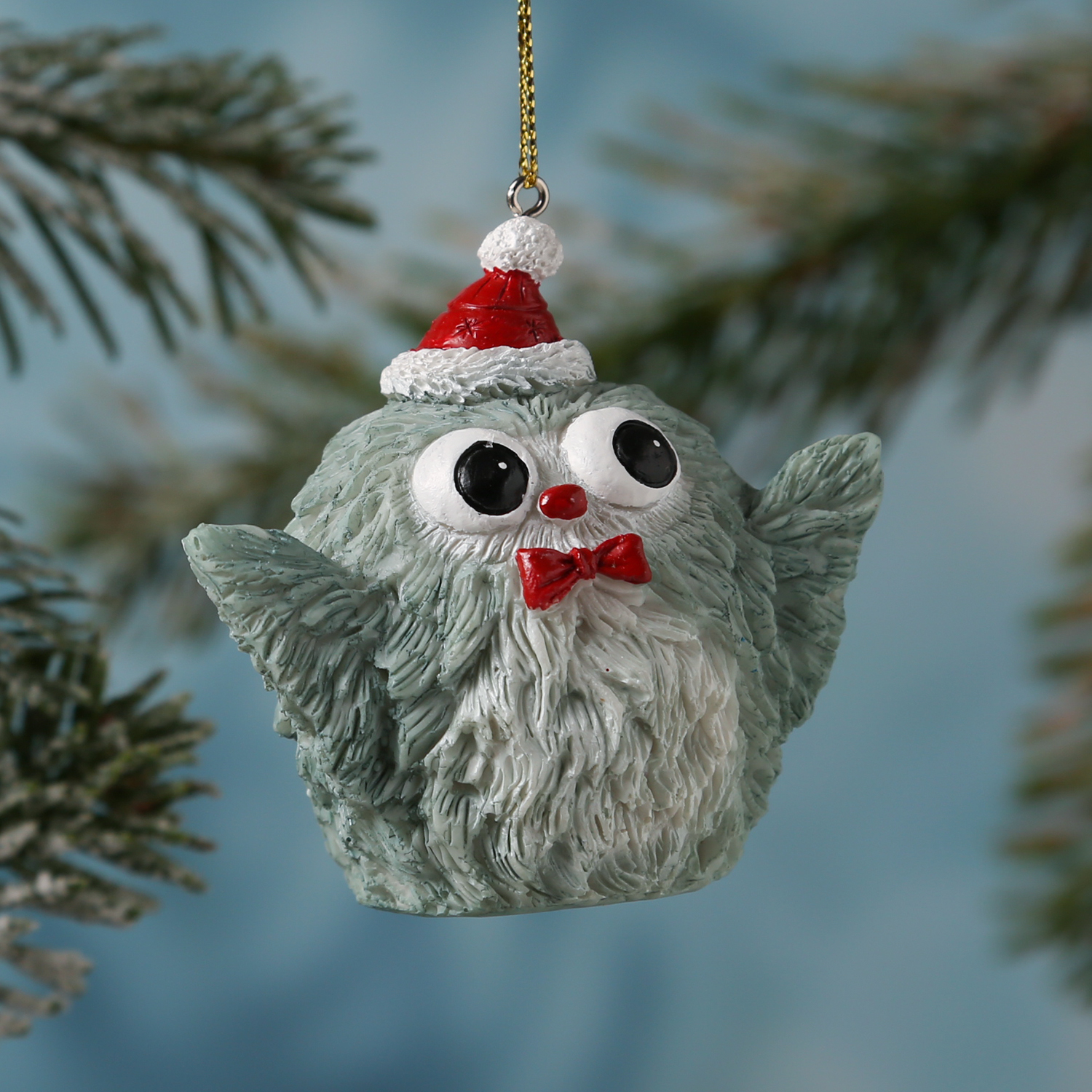 Weihnachtsbaumschmuck Yeti TUTU - Polyresin - inkl. Aufhänger - matt - H: 7,5cm - blau Weihnachtsbaumschmuck Yeti TUTU - Polyresin - inkl. Aufhänger - matt - H: 7,5cm - blau