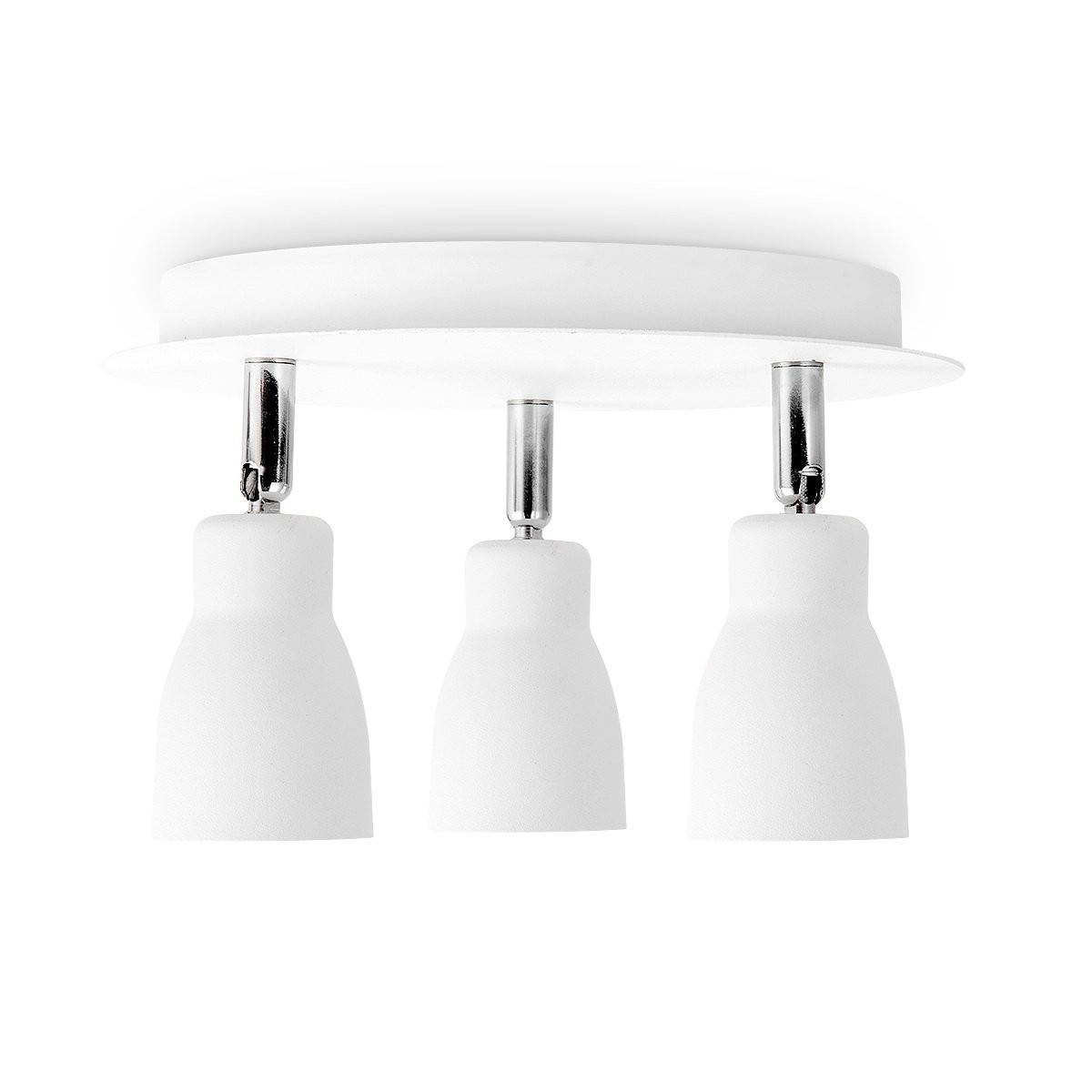 Deckenleuchte / Rondell ALBA weiß - 3fach - inkl. GU10 LED Leuchtmittel