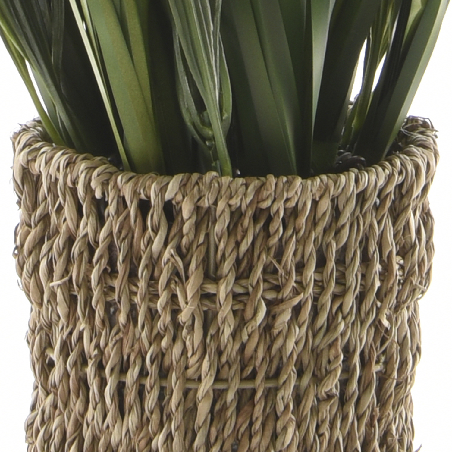 Ziergras im Korb - Kunstpflanze im Topf - Dekogras - H: 80cm - D: 12cm - grün/braun Ziergras im Korb - Kunstpflanze im Topf - Dekogras - H: 80cm - D: 12cm - grün/braun