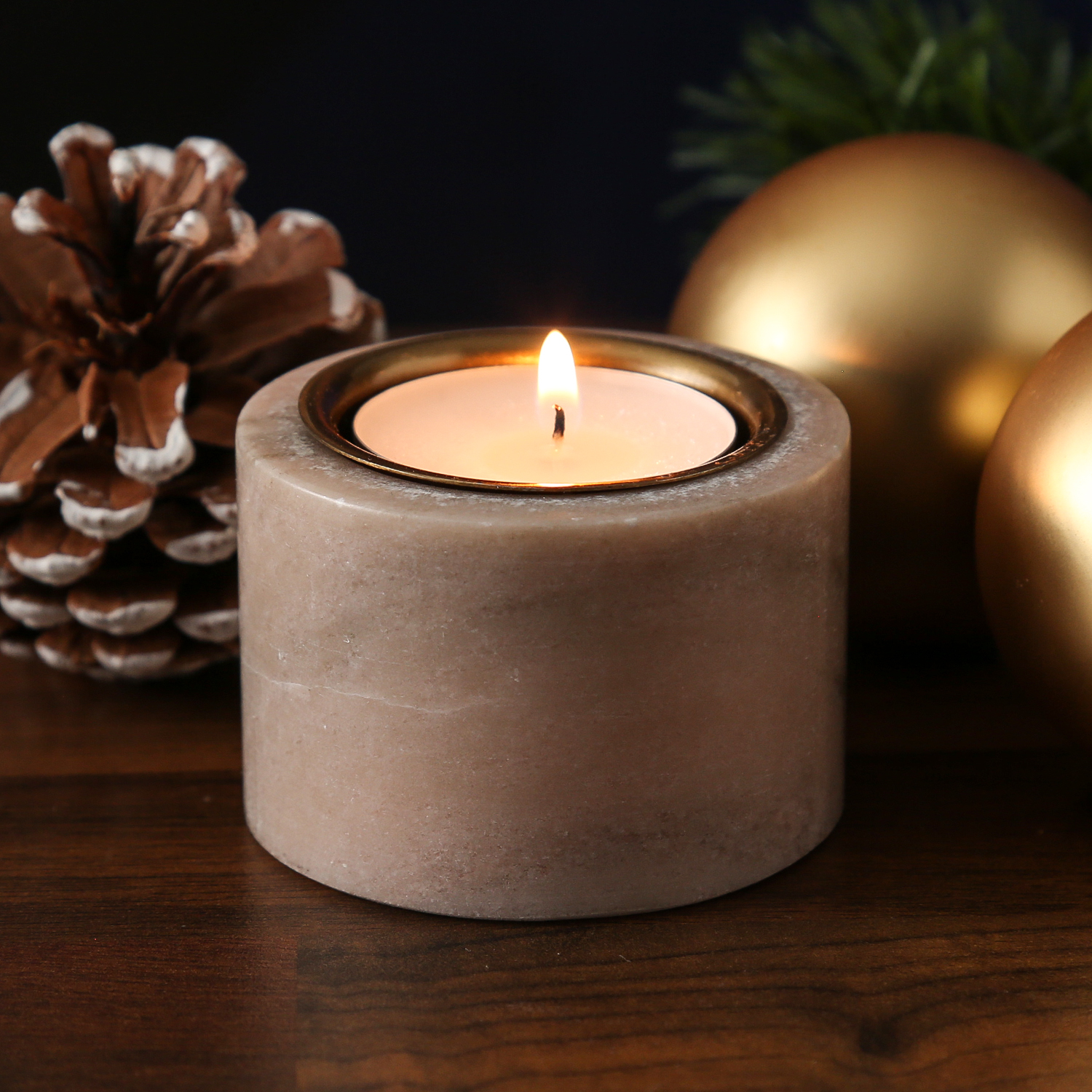 Teelichthalter Marmor - für Teelichter oder LED Teelichter - H: 4cm - D: 6cm - rosa Teelichthalter Marmor - für Teelichter oder LED Teelichter - H: 4cm - D: 6cm - rosa