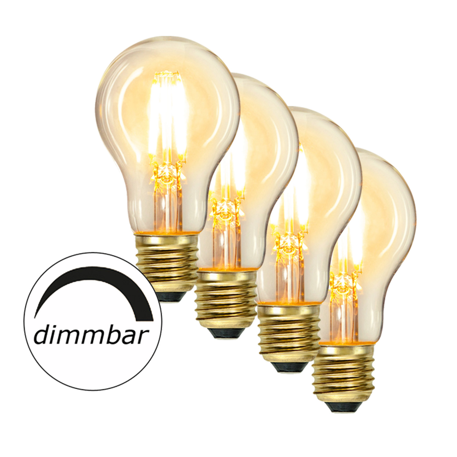 Illu-/Partylichterkette 20m - Außenlichterkette grün - 20 dimmbare LED Glühbirnen