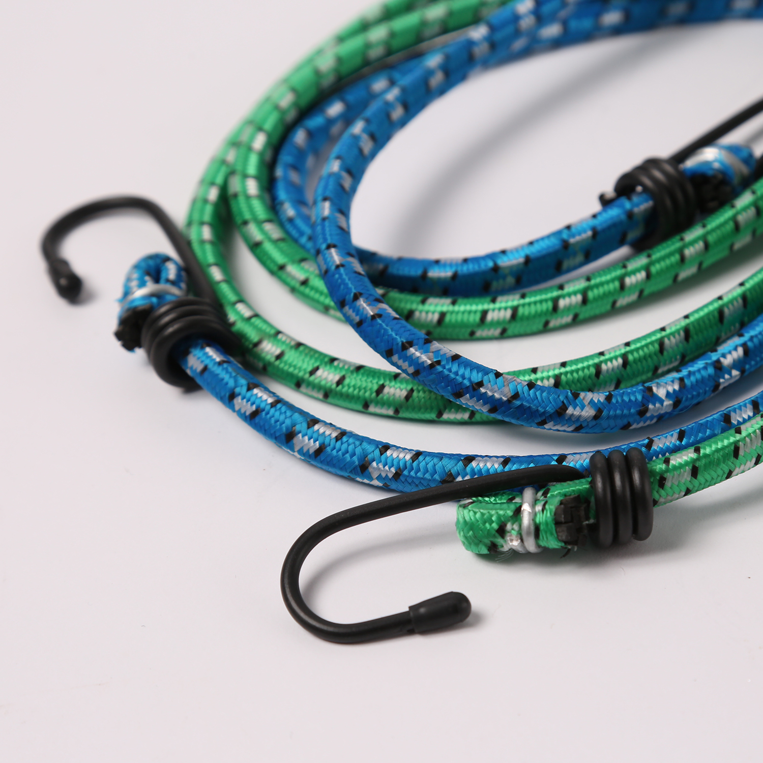 Spanngummi - Metallhaken - 1m - 2er Set