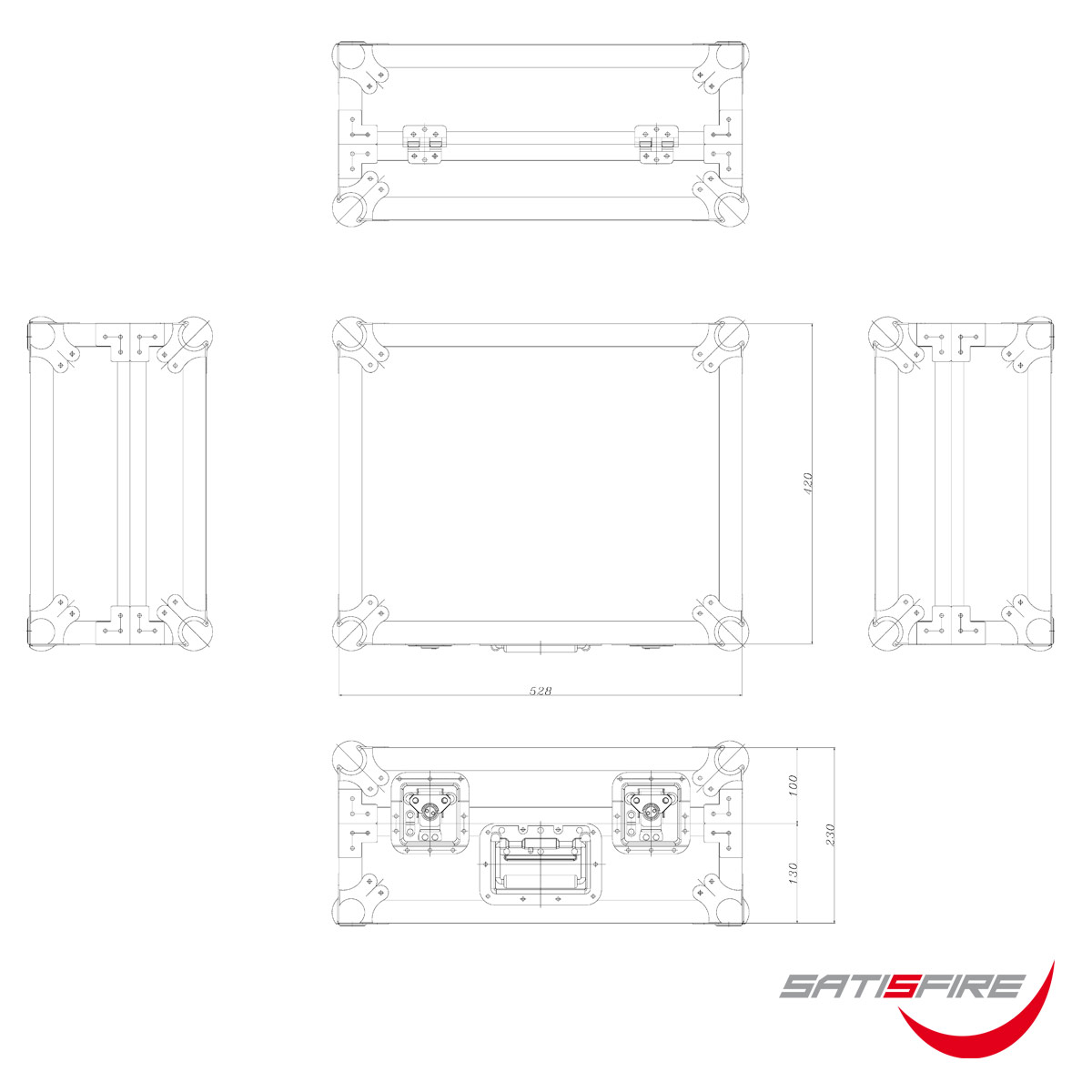 TT-PRO Case - professionelles Flightcase für Plattenspieler | Transportkoffer