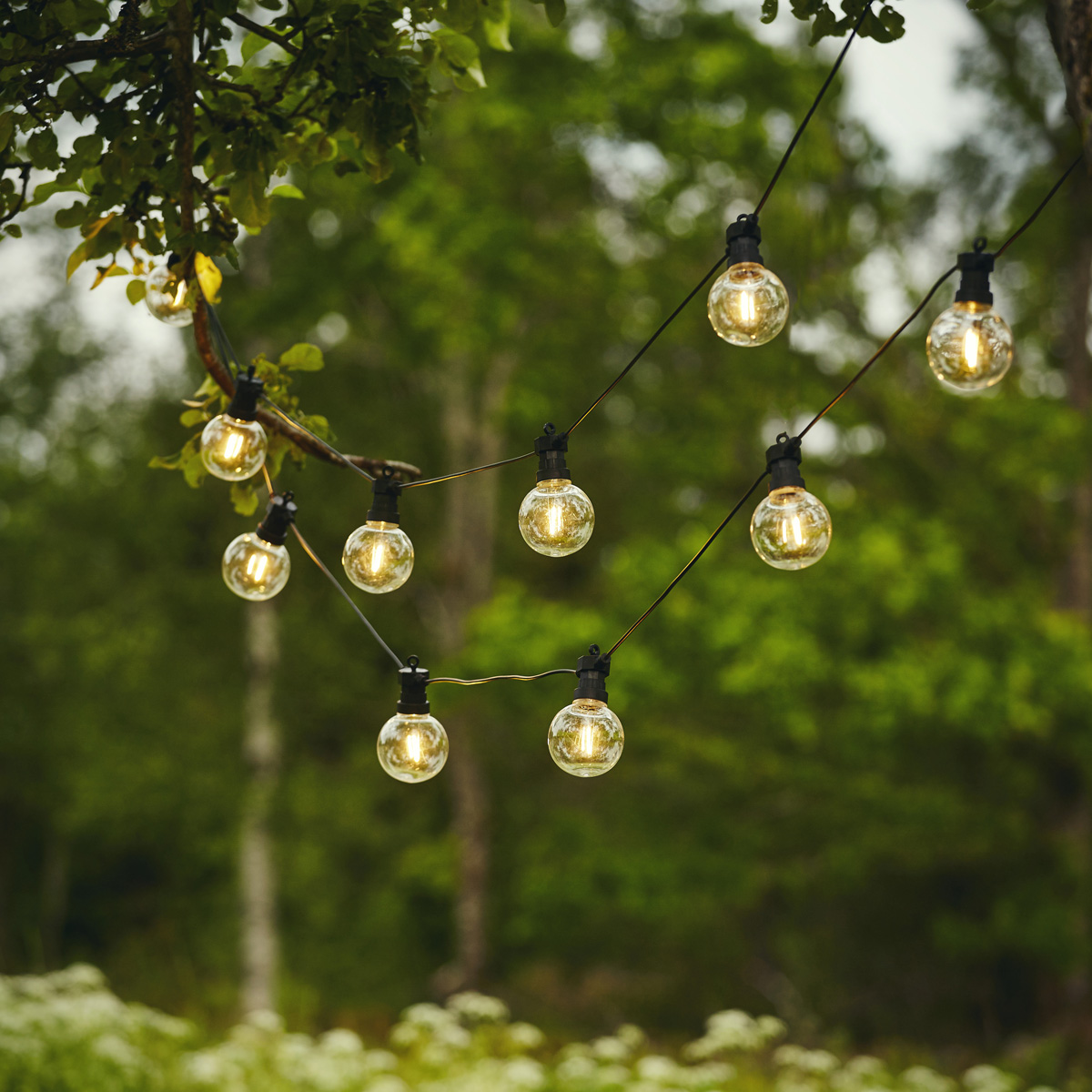 LED Lichterkette "CIRCUS" - 10 Kugeln, D: 8cm - warmweiße Filament LED - 4,5m - inkl.Trafo - outdoor LED Lichterkette "CIRCUS" - 10 Kugeln, D: 8cm - warmweiße Filament LED - 4,5m - inkl.Trafo - outdoor