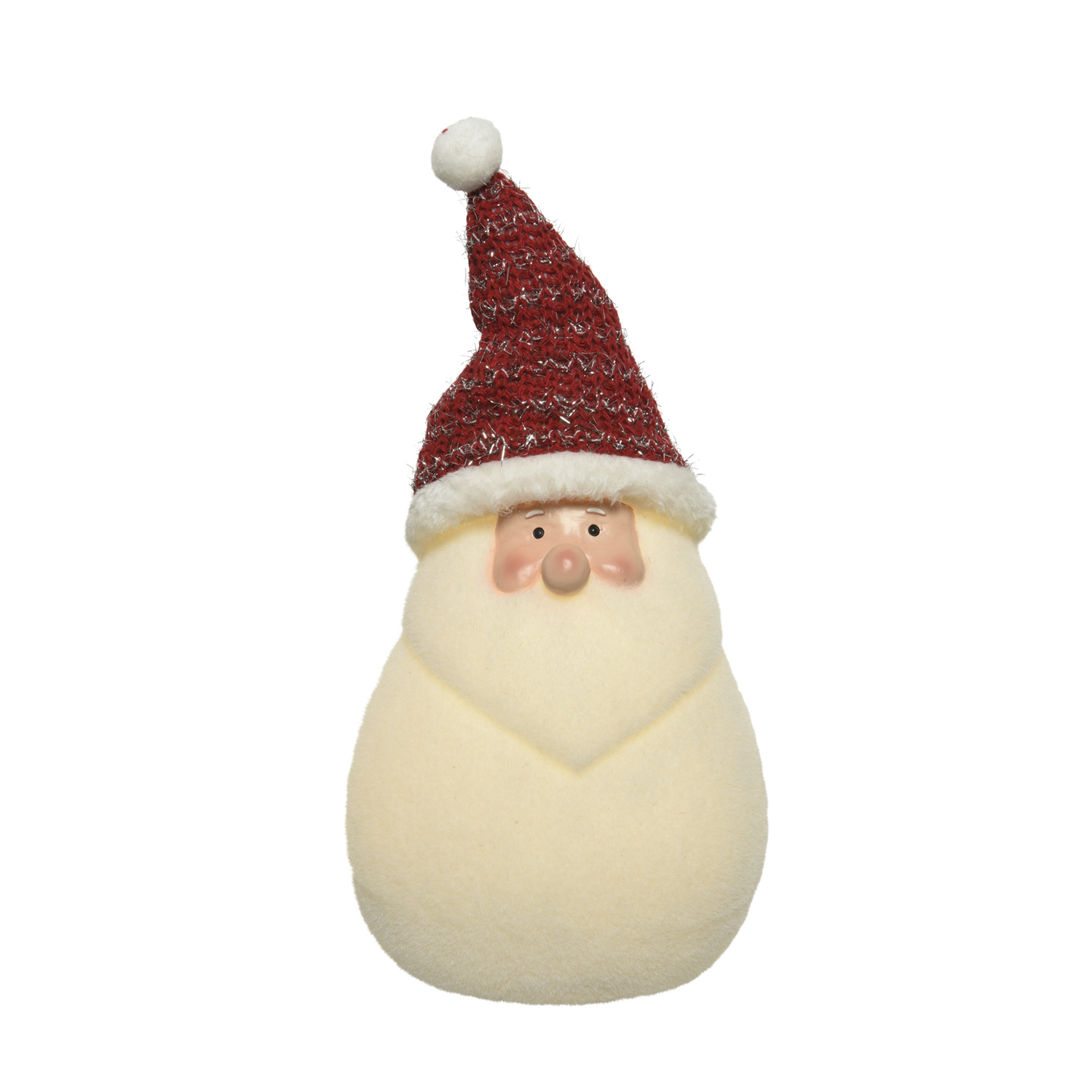 LED Figur Weihnachtsmann - 4 warmweiße LED - H: 24cm - Batterie - rot, weiß LED Figur Weihnachtsmann - 4 warmweiße LED - H: 24cm - Batterie - rot, weiß