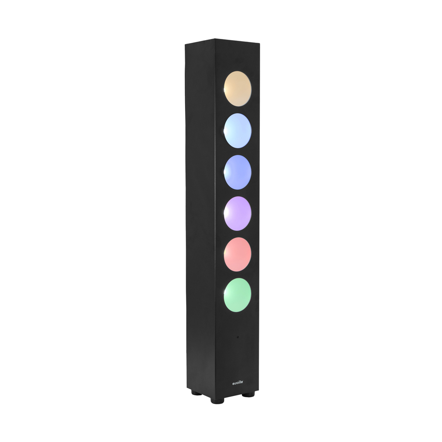 LED Lichtsäule Lichtorgel - high Power 6x 30W COB - DMX - inkl. Fernbedienung - Partyraumbeleuchtung