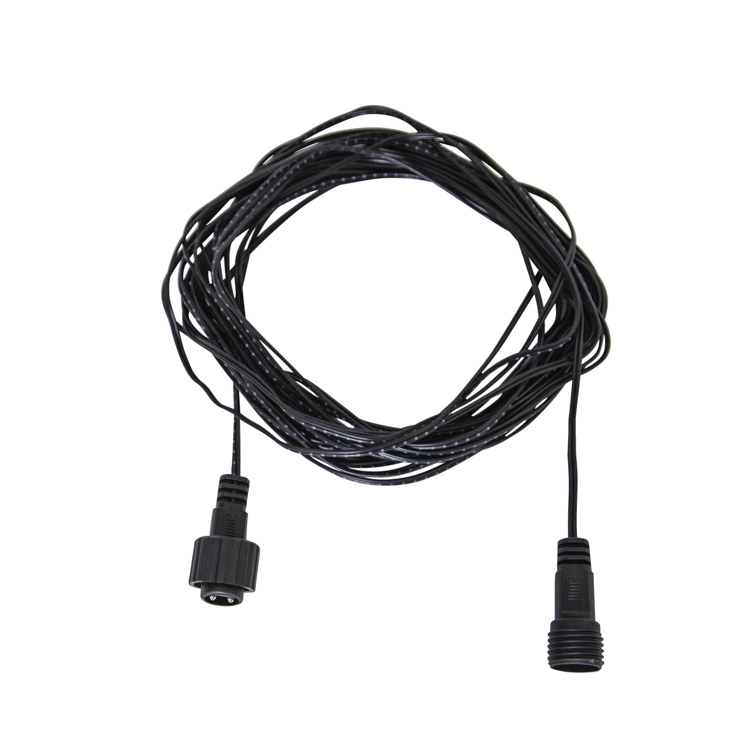 Verlängerungskabel für Lichterketten in ultra-warmweiß und kaltweiß - 10 Meter - schwarz - für Außen Verlängerungskabel für Lichterketten in ultra-warmweiß und kaltweiß - 10 Meter - schwarz - für Außen