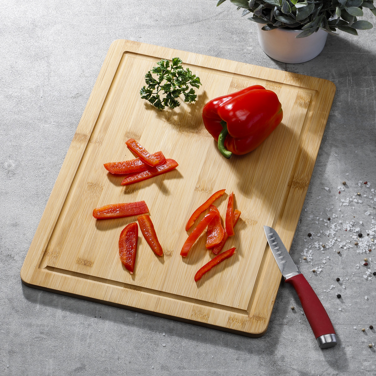 Schneidebrett - Bambus - geölt - 40 x 30 x 1,2cm Schneidebrett - Bambus - geölt - 40 x 30 x 1,2cm