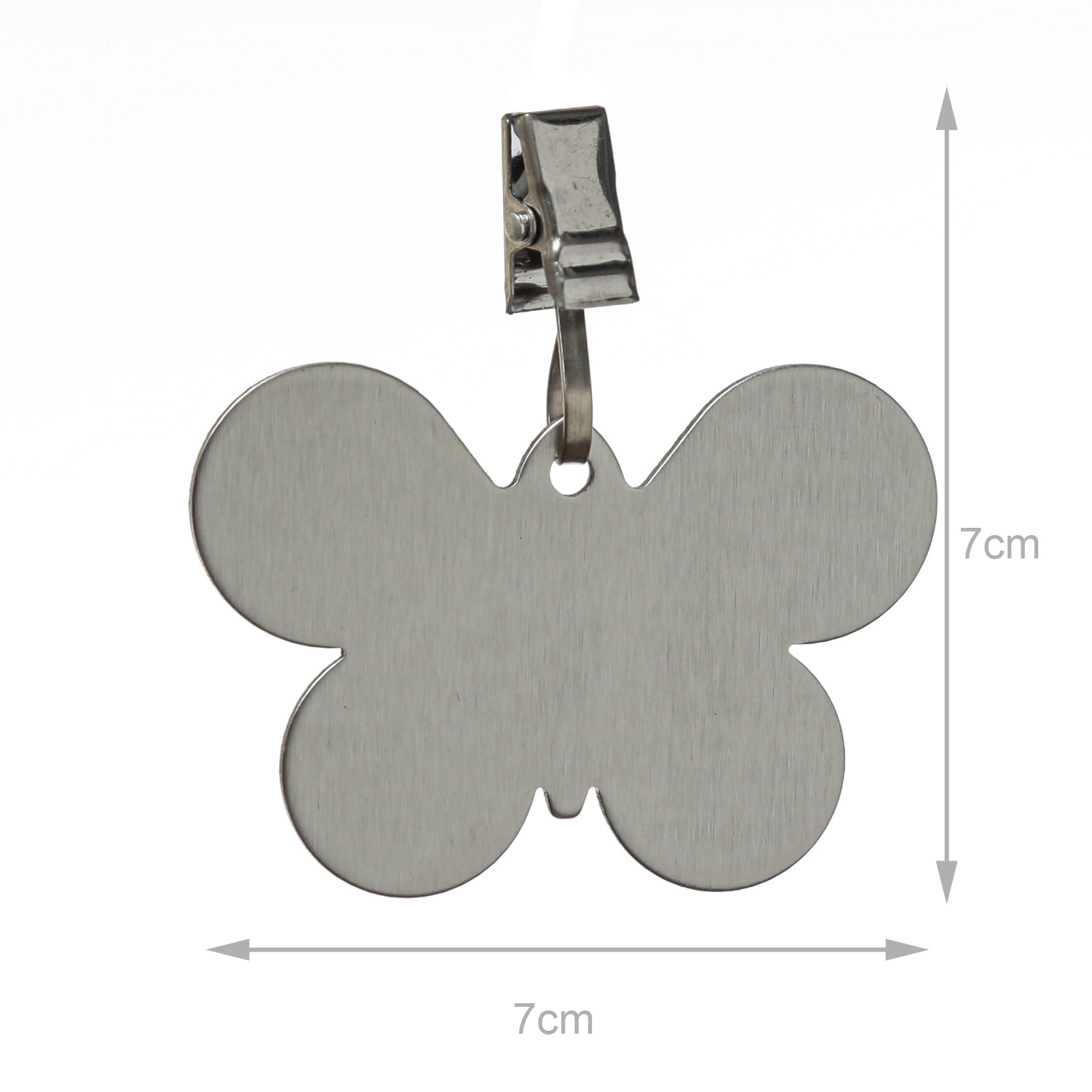Tischdeckenbeschwerer SCHMETTERLING - Tischtuchklammer - Edelstahl - 8er Set