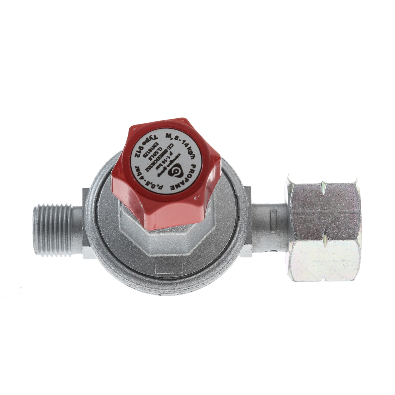 Gasregler 0,5-4bar einstellbar - 8kg/h Durchsatz