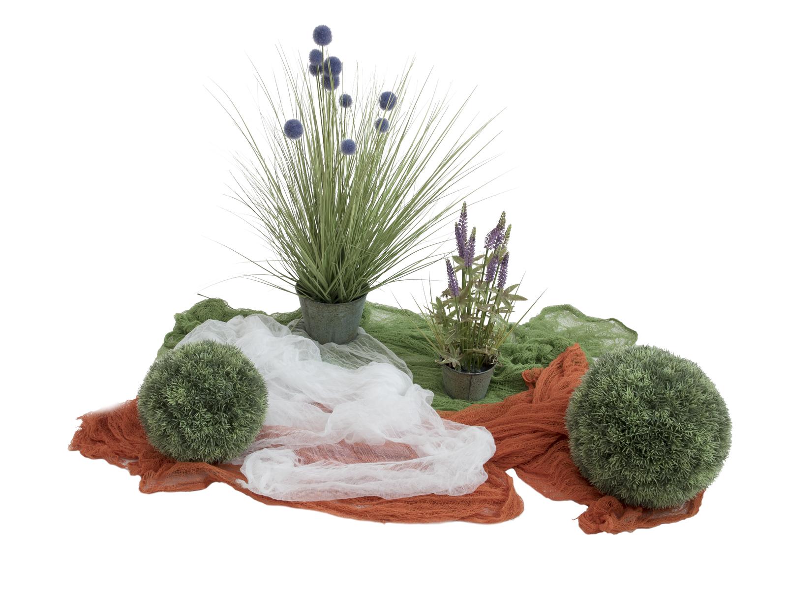 Dekogewebe, fein, weiß, 165x400cm - Ideale Grunddeko - Polyester
