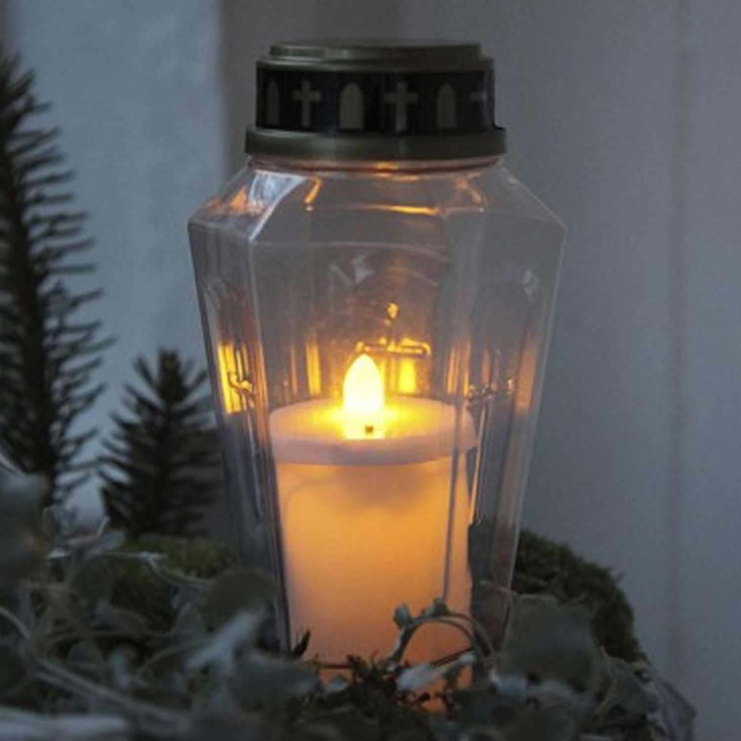 LED-Novenkerze | Memorial | flackernde LED | ↑15,5cm | 10er Set LED-Novenkerze | Memorial | flackernde LED | ↑15,5cm | 10er Set