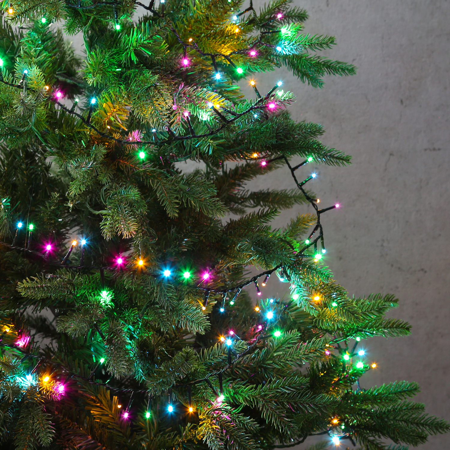 LED Lichterkette Compact Twinkle - 750 soft bunte LED - L: 16m - 8 Funktionen - Timer - Außentrafo LED Lichterkette Compact Twinkle - 750 soft bunte LED - L: 16m - 8 Funktionen - Timer - Außentrafo