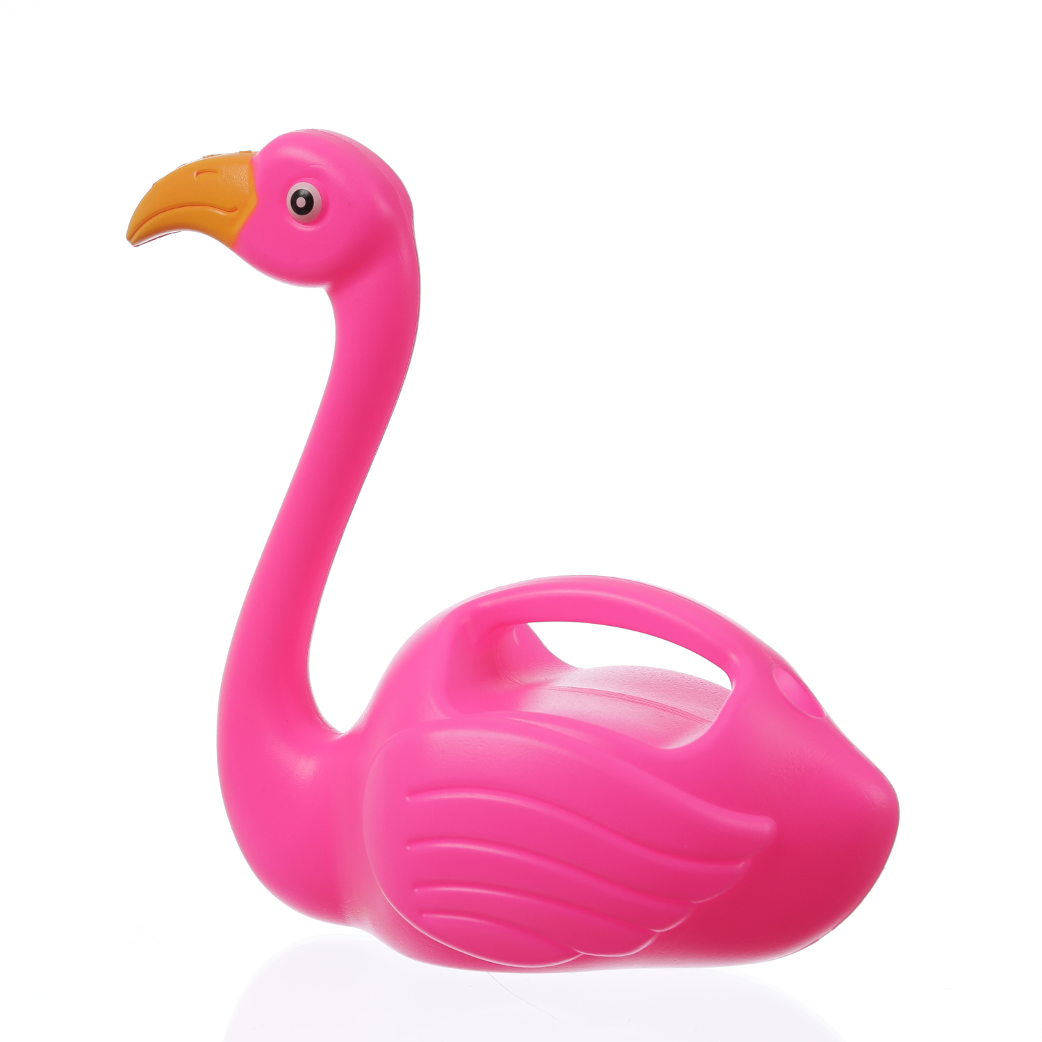 Kinder Mini Gießkanne Flamingo ROSA - Kunststoff - H: 21cm - 0,6 Liter - pink