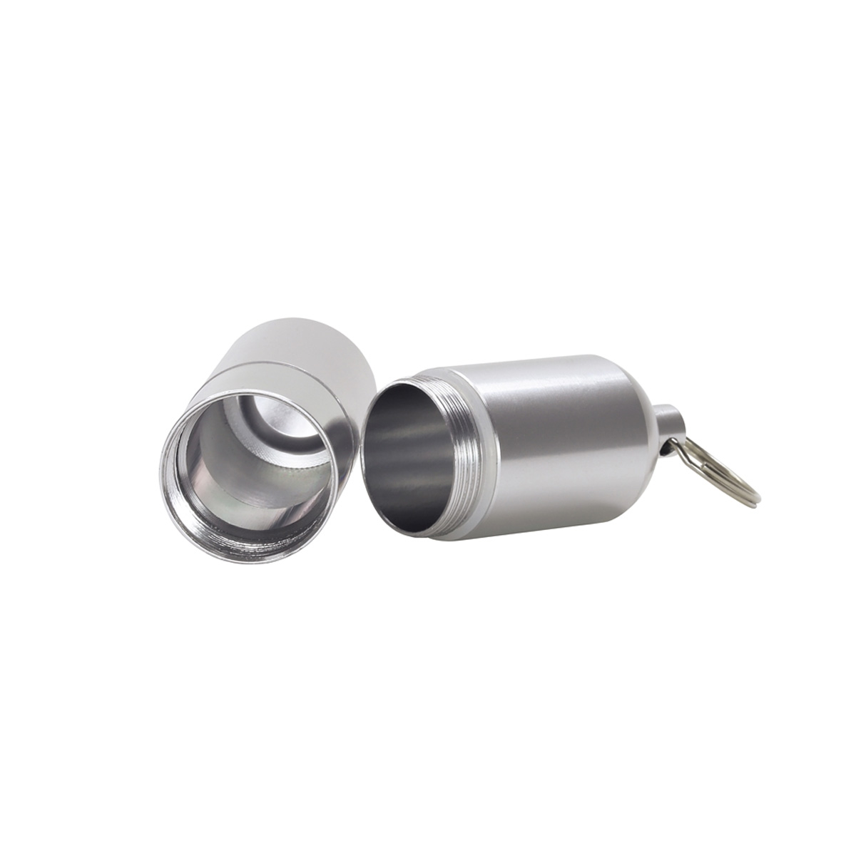Tresor Schlüsselanhänger - Aluminium - wasserdicht - 3teilig - 100(80) x 20mm