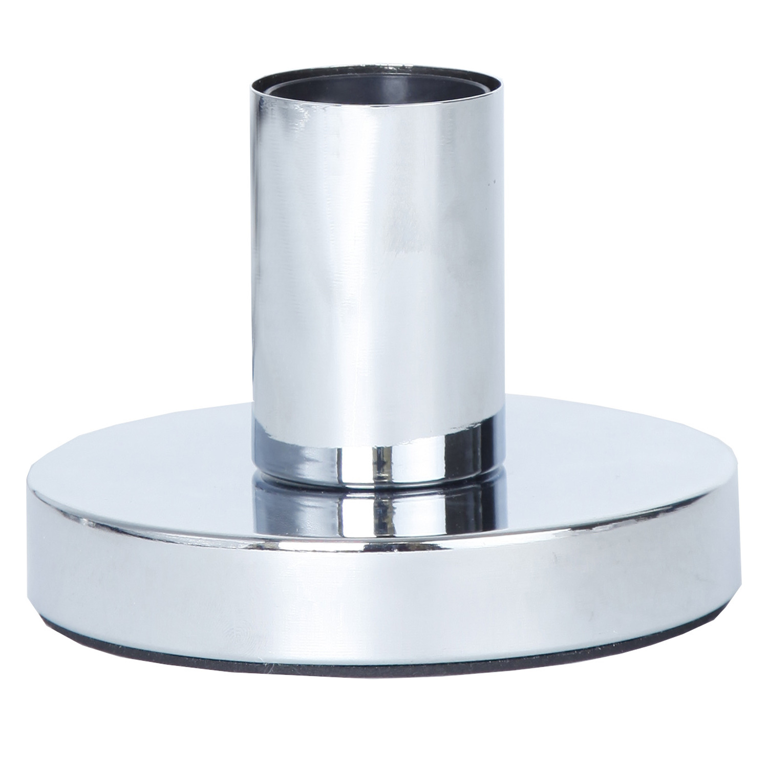 Lampenhalterung GLANS - Tischleuchte - E27 - rund - stehend - Kabel mit Schalter - silber Lampenhalterung GLANS - Tischleuchte - E27 - rund - stehend - Kabel mit Schalter - silber