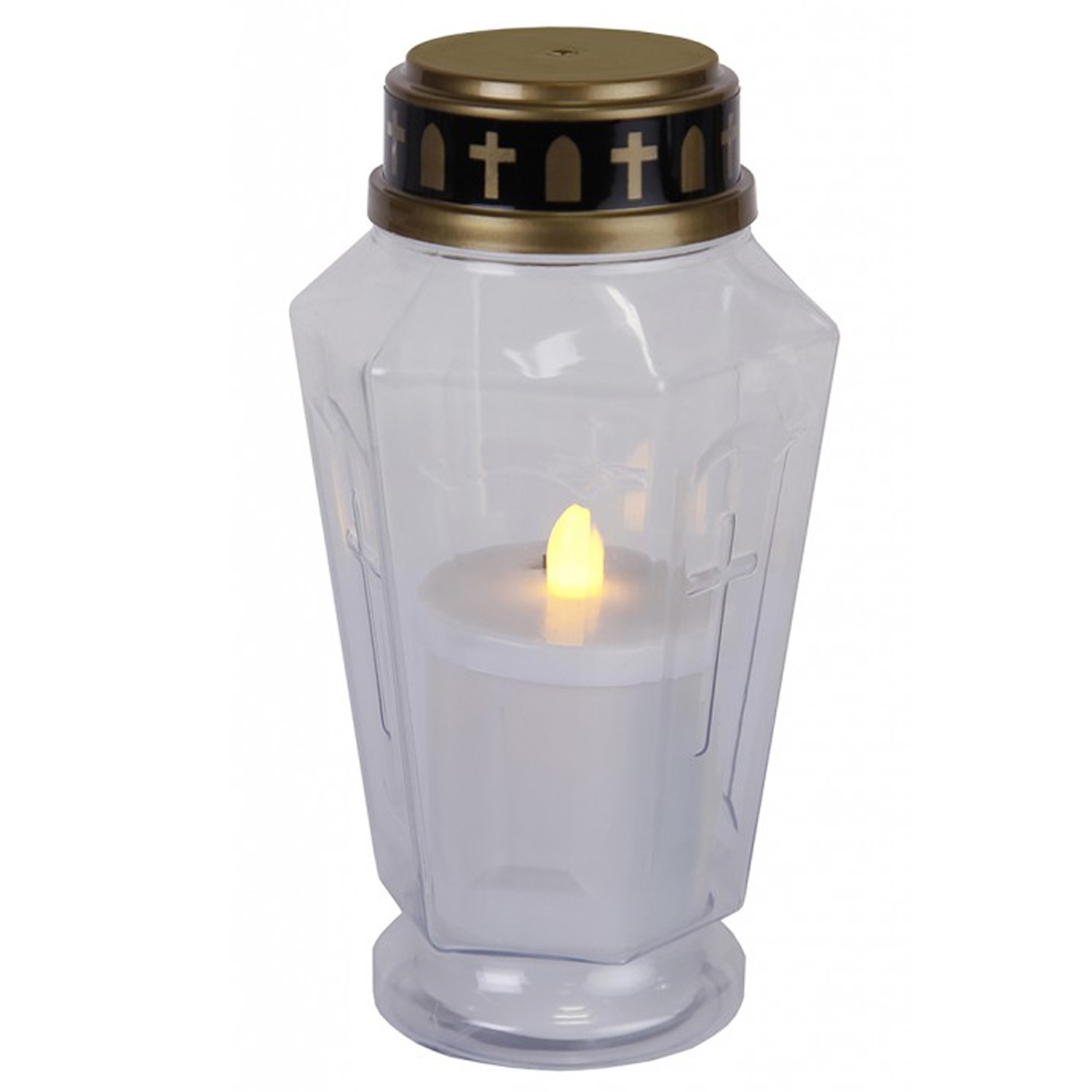 LED-Novenkerze | Memorial | flackernde LED | ↑15,5cm | 10er Set LED-Novenkerze | Memorial | flackernde LED | ↑15,5cm | 10er Set
