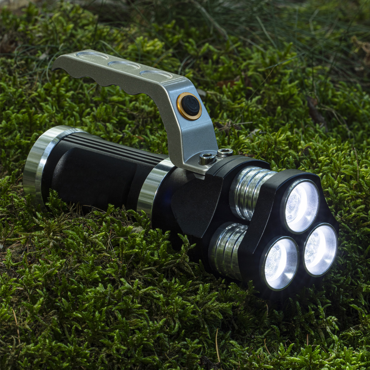 LED Handlampe - kaltweiße LED - 750lm - 16 x 4,8 x 6,3cm