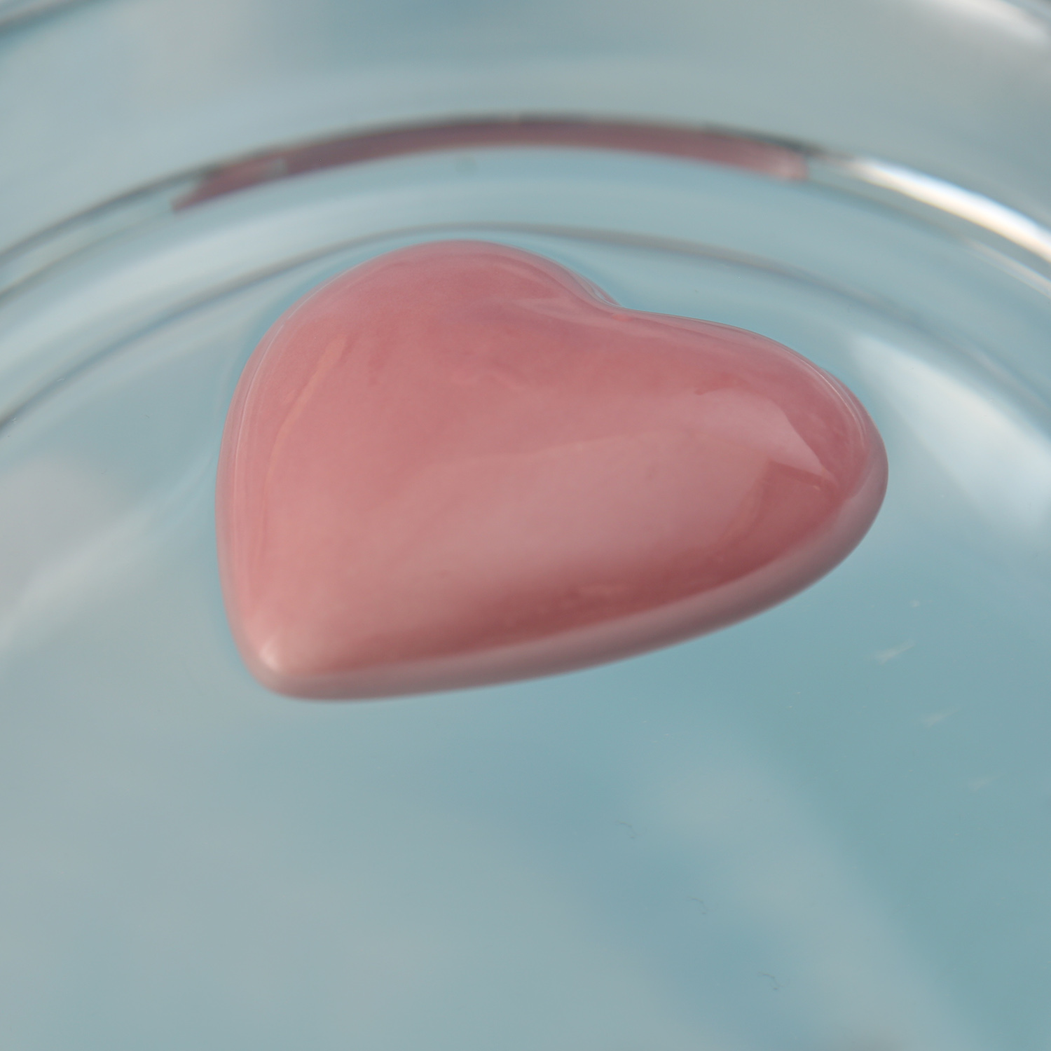 Teichdeko HERZ - Dekoobjekt - Porzellan - schwimmend - L: 8,5cm - rosa Teichdeko HERZ - Dekoobjekt - Porzellan - schwimmend - L: 8,5cm - rosa