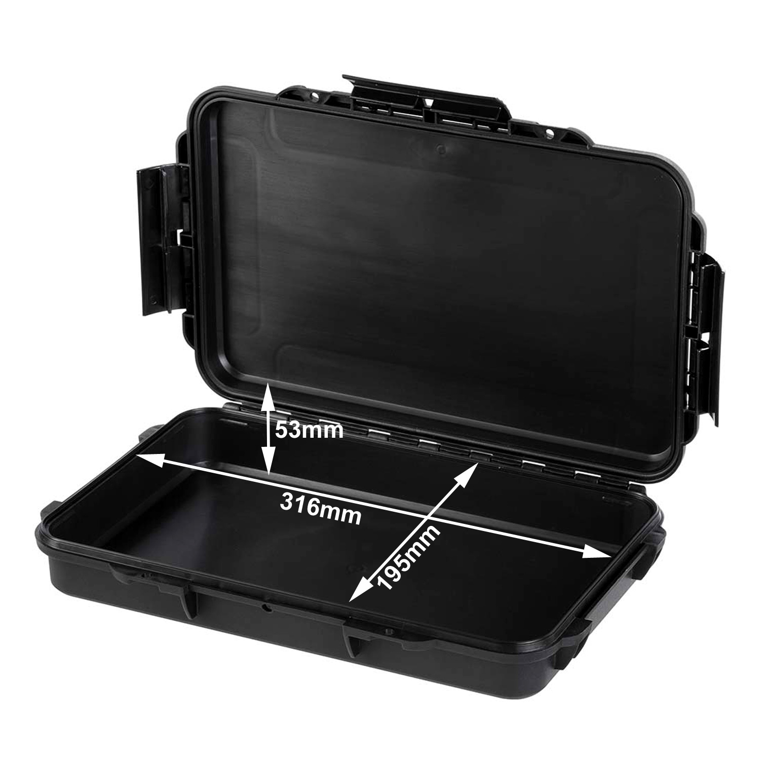 YOUCAMP HUMMER L - wasserfestes Schutzcase IP67 - 316x195x53mm