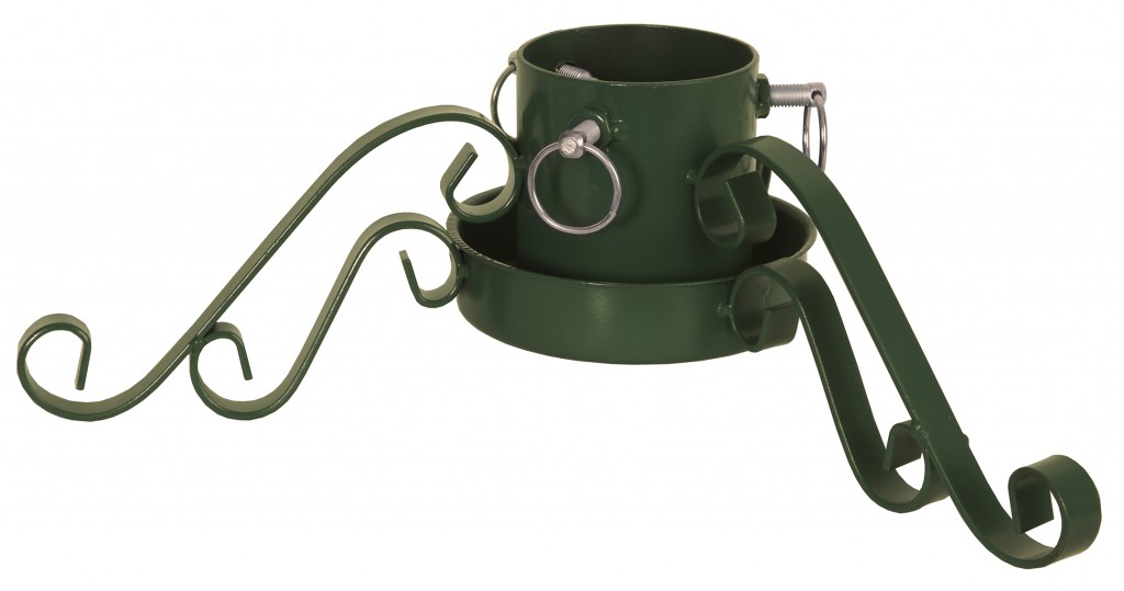 Christbaumständer - Indoor - D: 47cm, H: 15cm - für Stammdurchmesser: 3 - 9cm - Metall - Grün Christbaumständer - Indoor - D: 47cm, H: 15cm - für Stammdurchmesser: 3 - 9cm - Metall - Grün