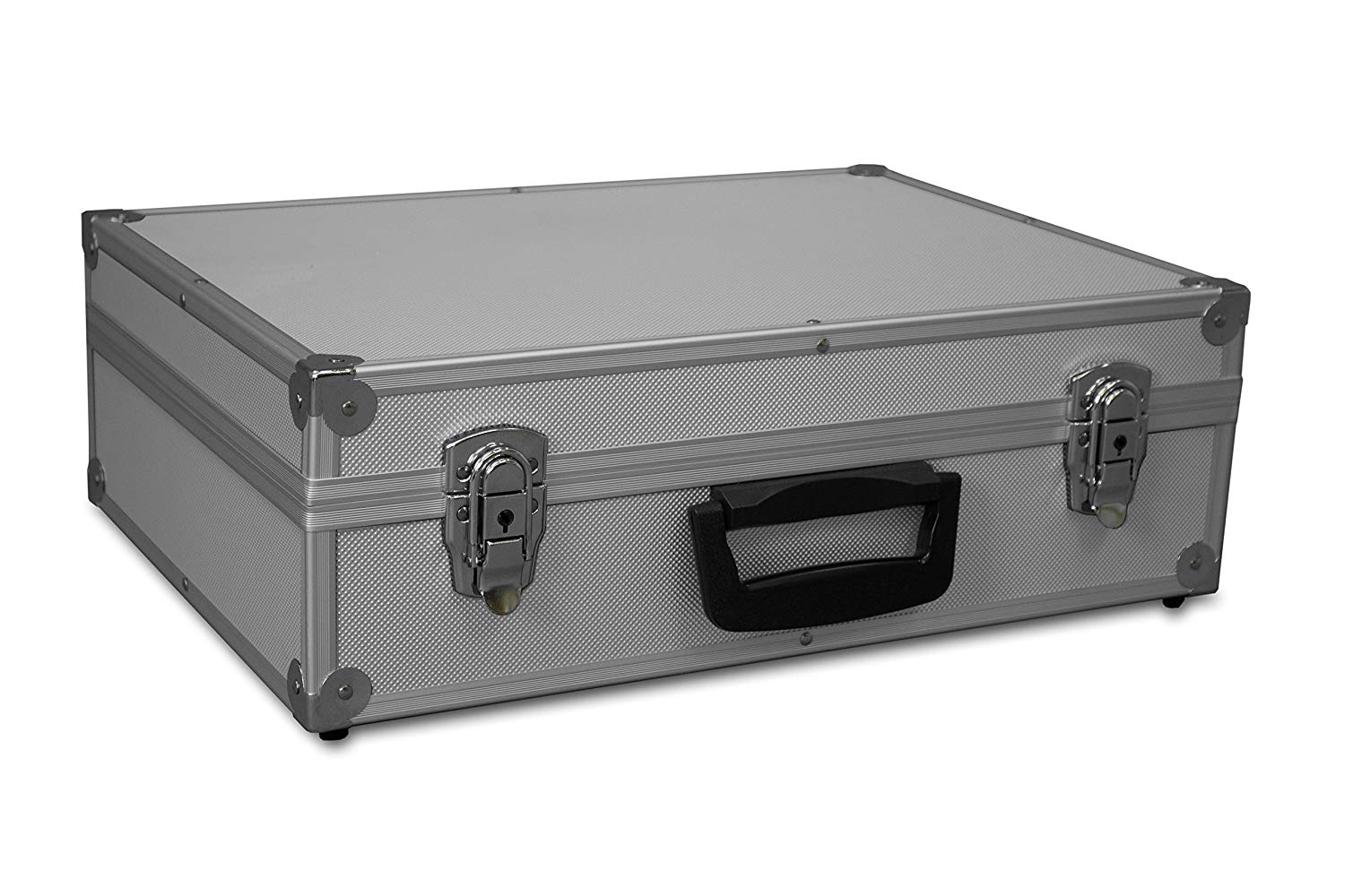 GORANDO® Transportkoffer mit Aluminiumrahmen | 440x300x130mm | Koffer für Werkzeuge, Kameras, Messgeräte etc. | bis 10kg