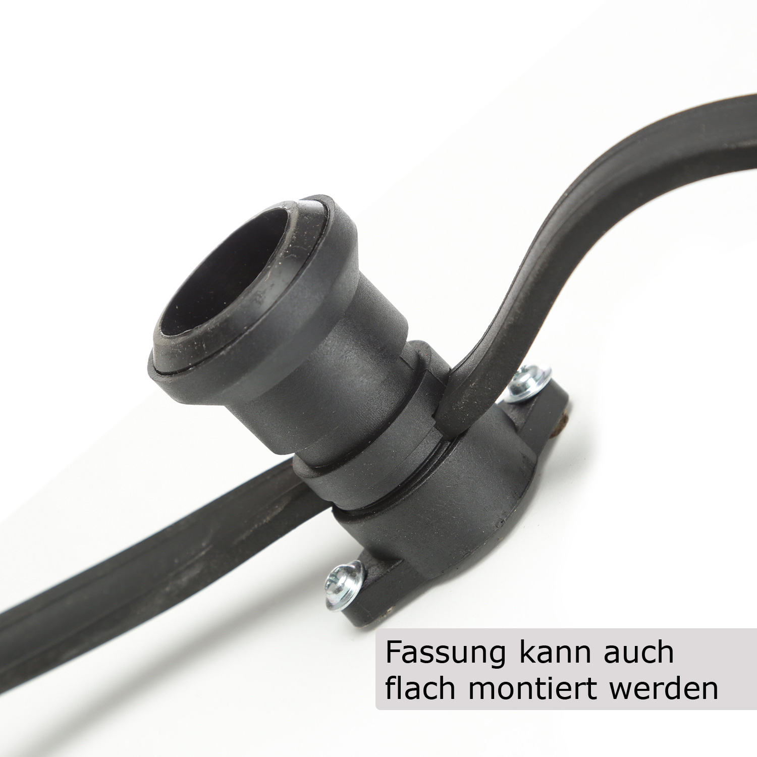 Illu-/Partylichterkette BLACKY 30m - Außenlichterkette schwarz - 30x E27 Schraubfassung