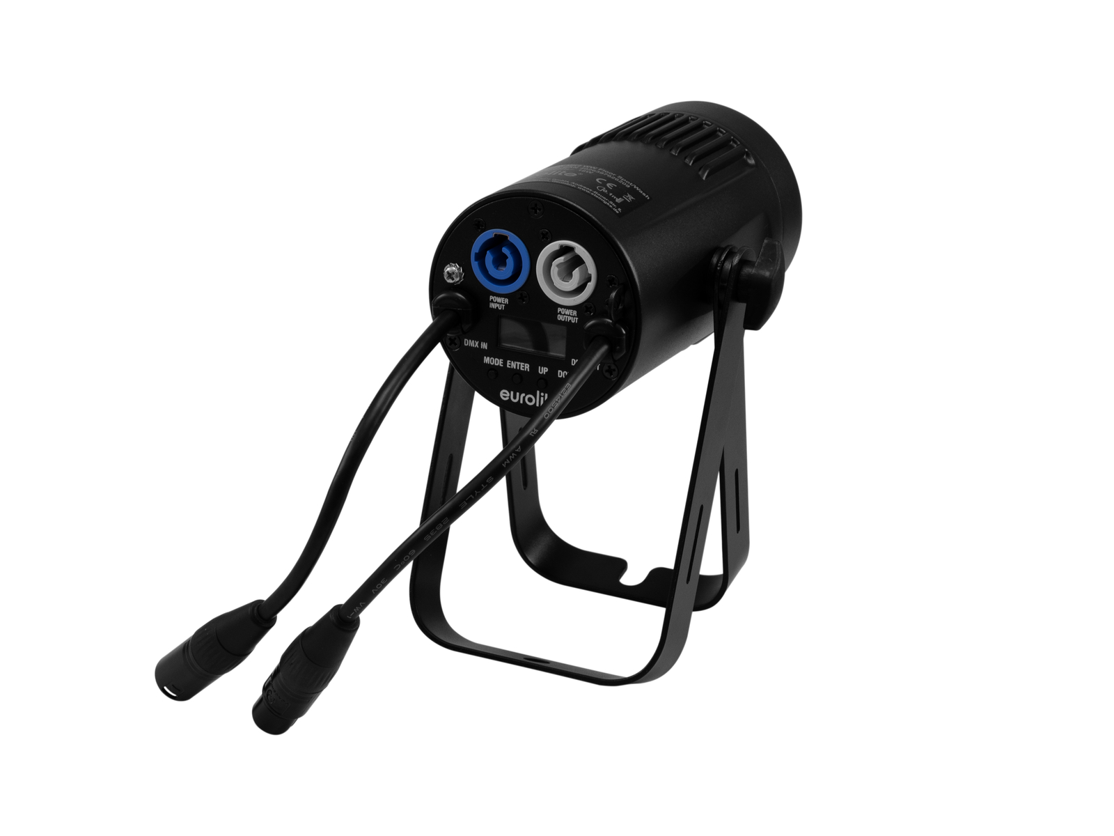 15W LED Hochleistungs-Pinspot - DMX Punktstrahler für Spiegelkugeln - inklusive Fernbedienung - warmweiss WW 3100K