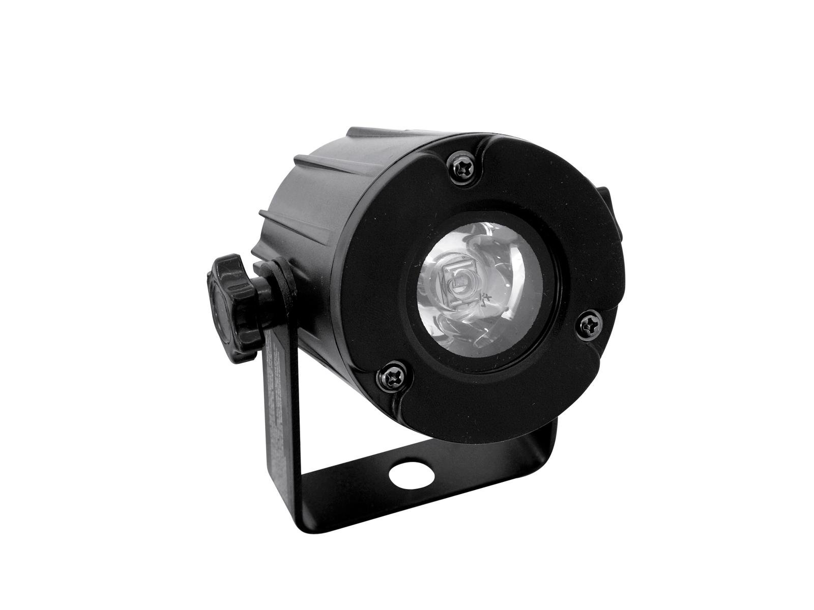 LED Pinspot - Punktstrahler für Discokugeln - warmweiss 3200K - Spiegelkugel Spot