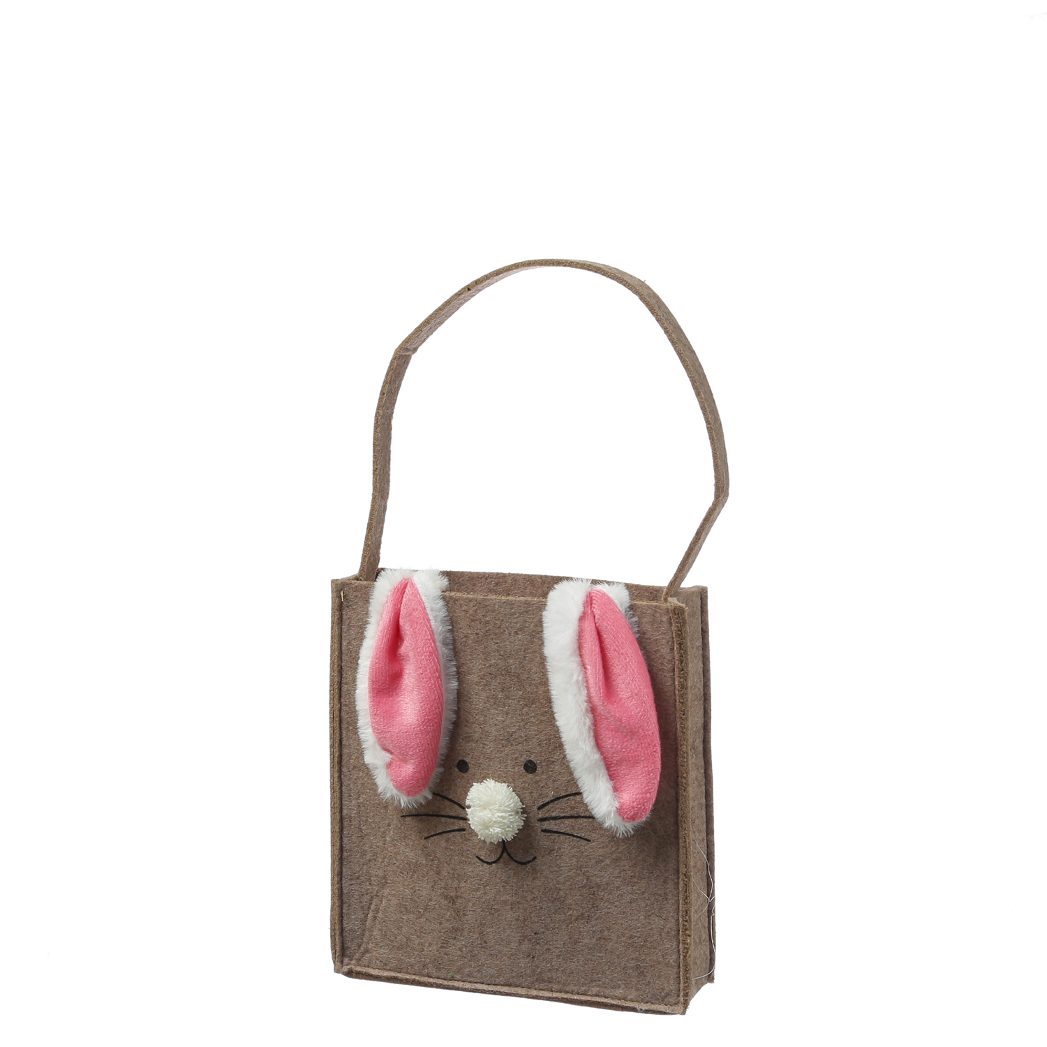 Ostertaschen Häschen - Osternest als Osterhase mit Henkel und Schlappohren - Filz - 2er Set Ostertaschen Häschen - Osternest als Osterhase mit Henkel und Schlappohren - Filz - 2er Set